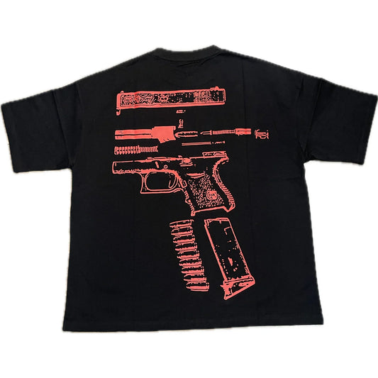 Kixkz Clothing In Glock We Trust Tee Black/Red-Empxre Boutique