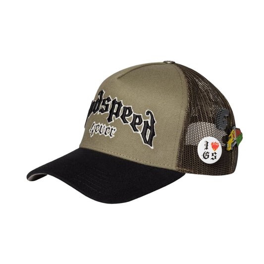 Godspeed Forever Trucker Olive-Empxre Boutique