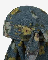 Denim Tears Cotton Fleur De-Lis Denim Durag