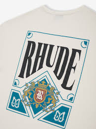 Rhude Card Tee Beige