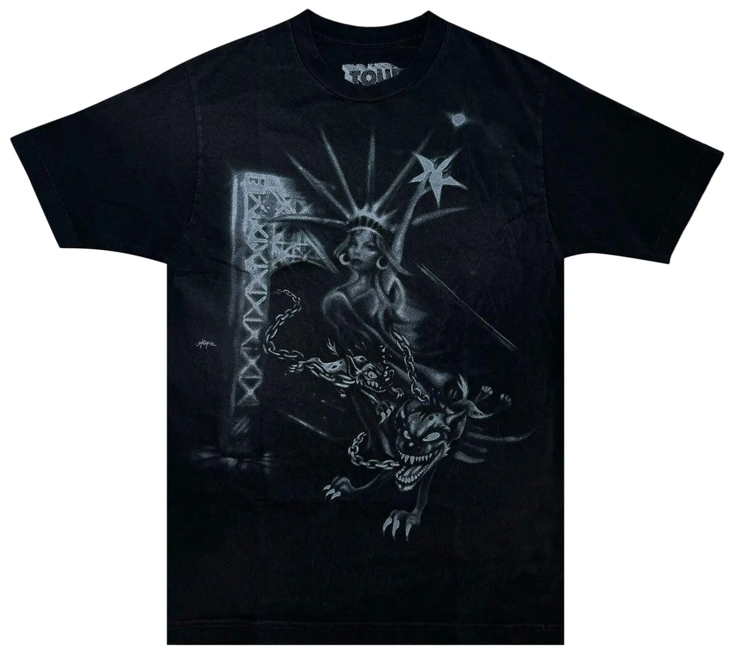 Cactus Jack By Travis Scott Metlife Tee III Black