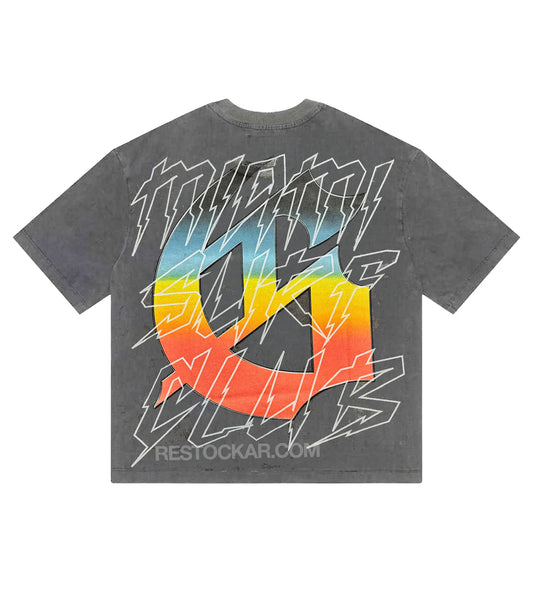 Godspeed Miami Surf Club Tee Grey Wash-Empxre Boutique