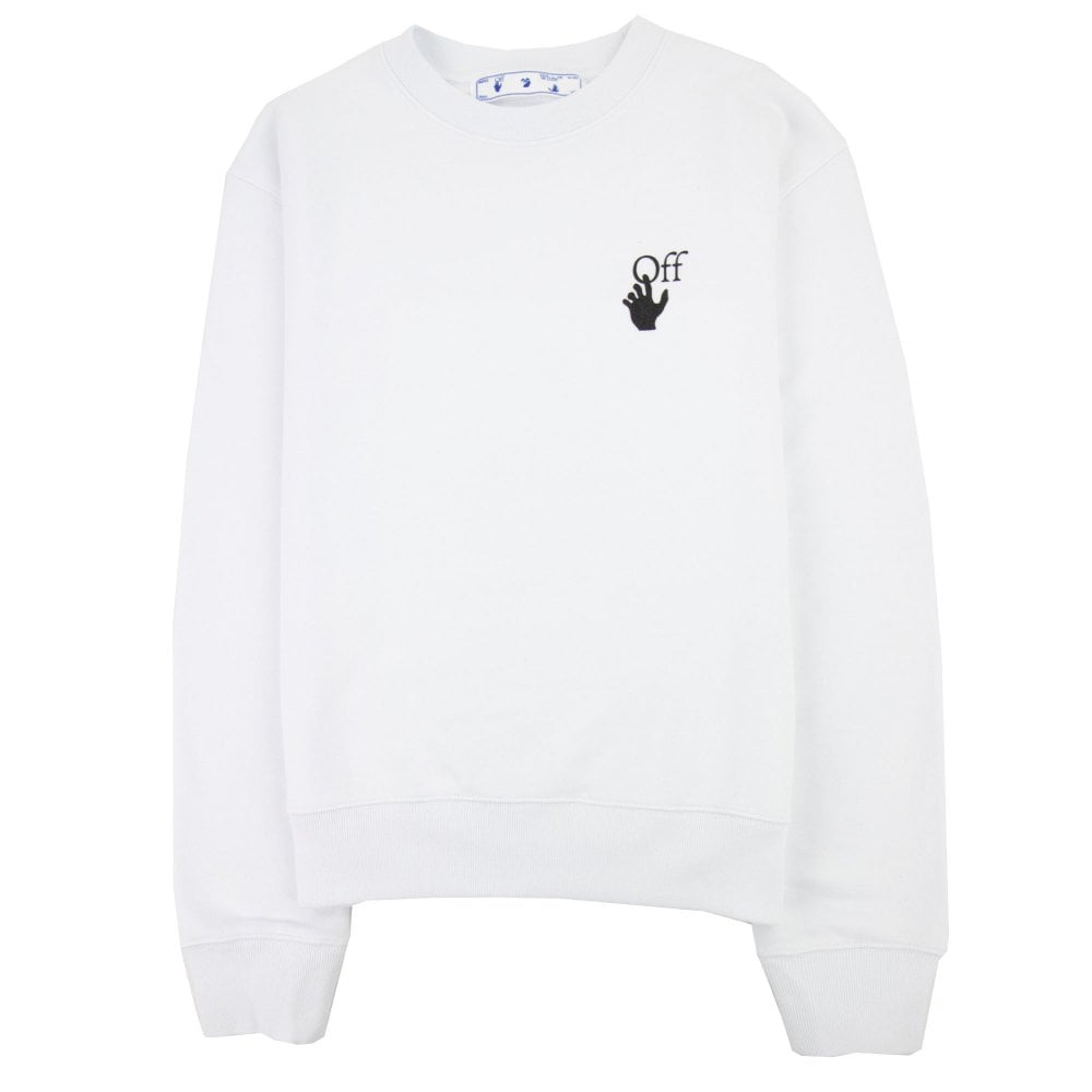 Off White Degrade Arrow Slim Crewneck Sweatshirt White Multi (Pre-Owned)-Empxre Boutique