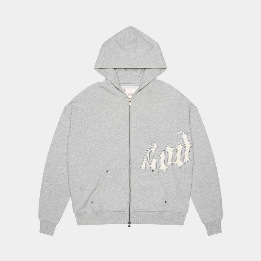 Godspeed OG Logo Sweatsuit V2 Heather Grey Set