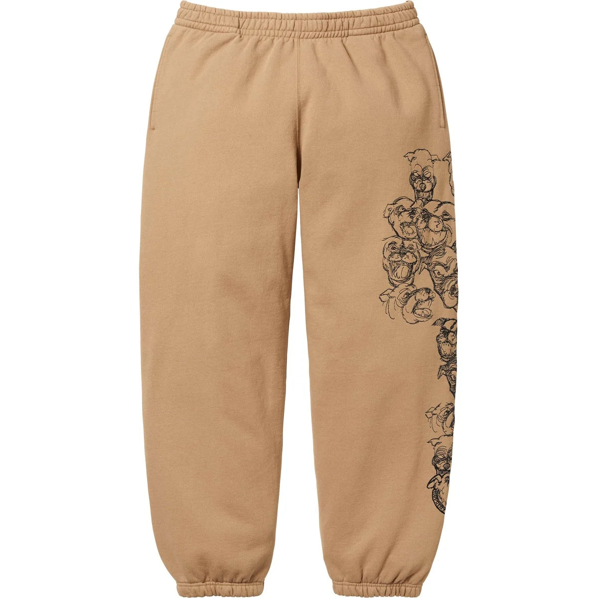 Supreme Pitbulls Embroidered Sweatpants-Sweatpants-Empxre Boutique