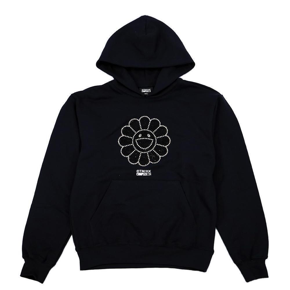 Takashi Murakami Complexion Exclusive Swarvorski Murakami Hoodie Black-Empxre Boutique