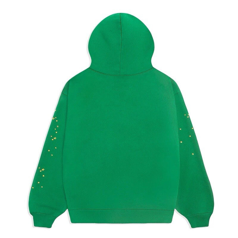 Sp5der Star OG Web V2 Hoodie Slime Green-Empxre Boutique