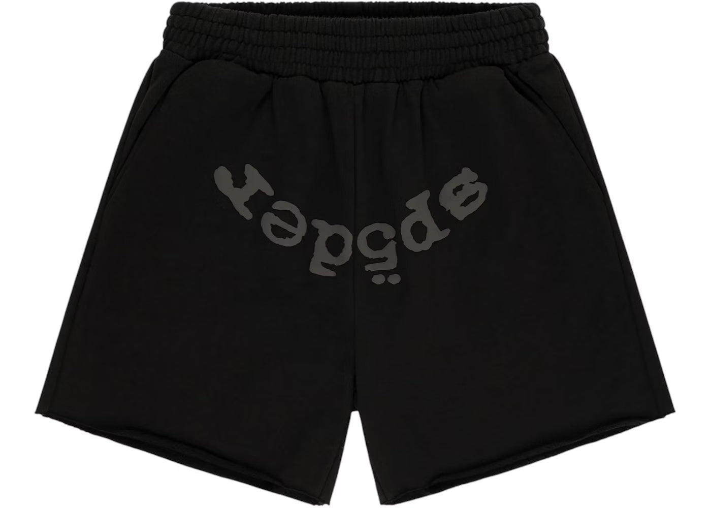 Sp5der OG Web V2 Phantom Sweatshort Black