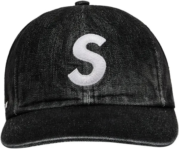 Supreme Cordura® Denim S Logo 6-Panel Black-Empxre Boutique