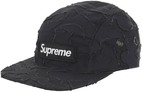 Supreme Layered Camo Camp Cap Black