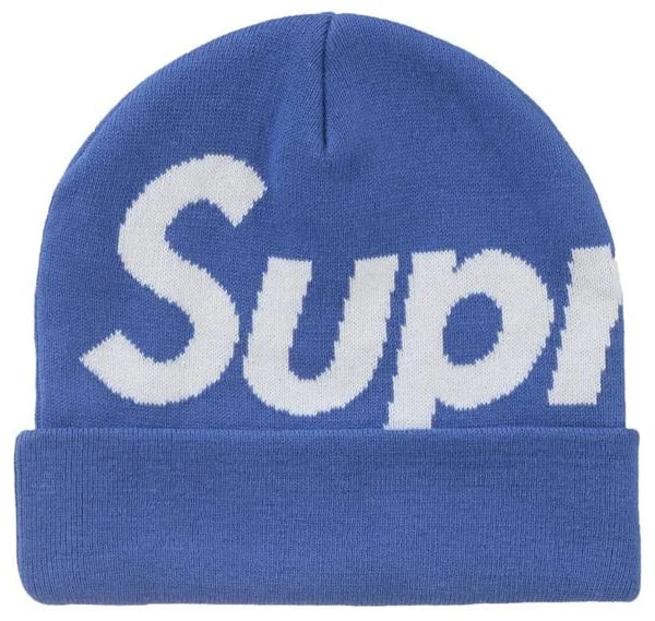 Supreme Big Logo Beanie (FW24) Blue-Empxre Boutique