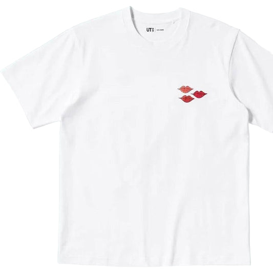 KAWS x Warhol Graphic Tee White Pink-Empxre Boutique