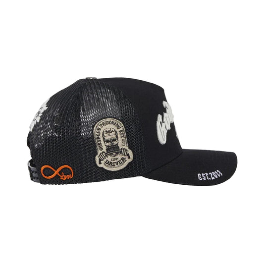 Godspeed Forever Trucker Hat Black-Empxre Boutique