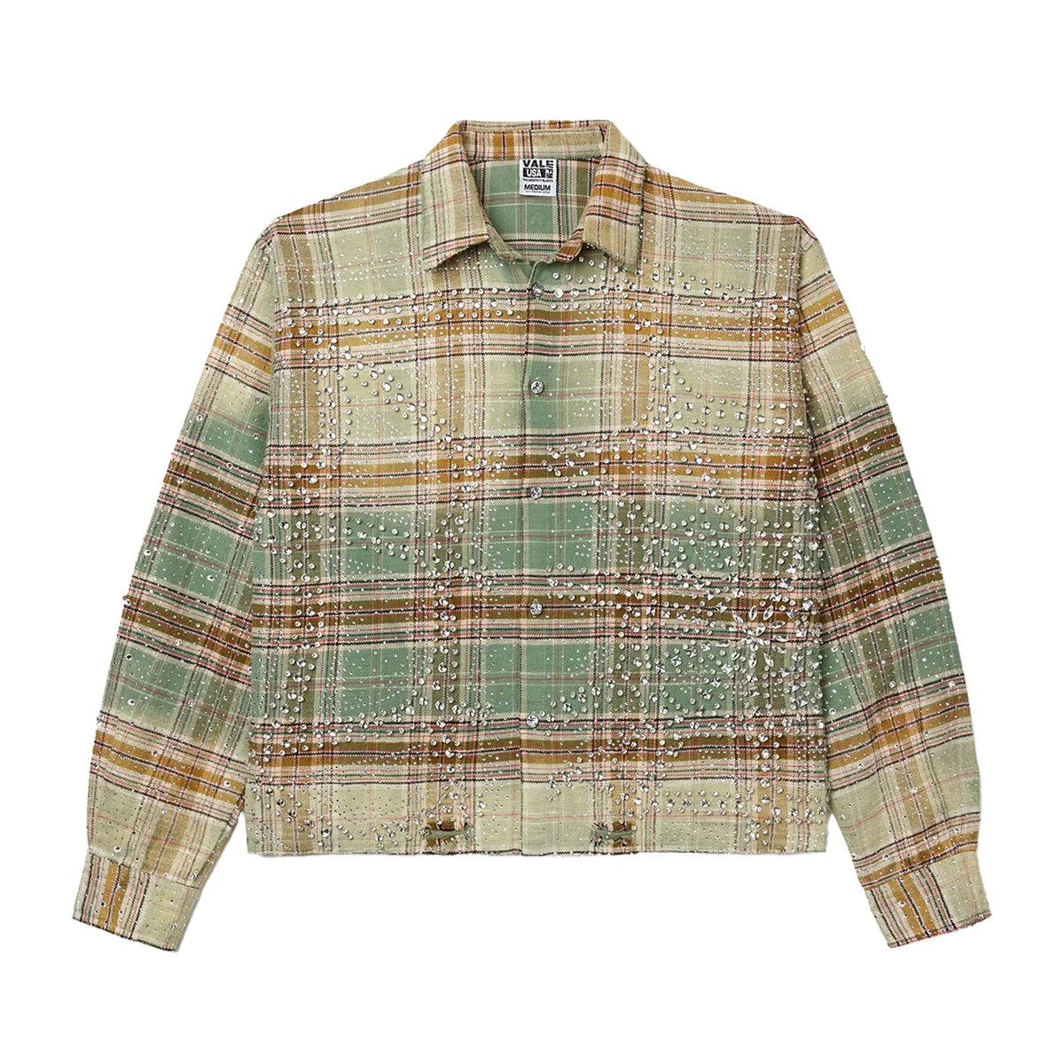 Vale Forever Mystikal Flannel Green-Empxre Boutique