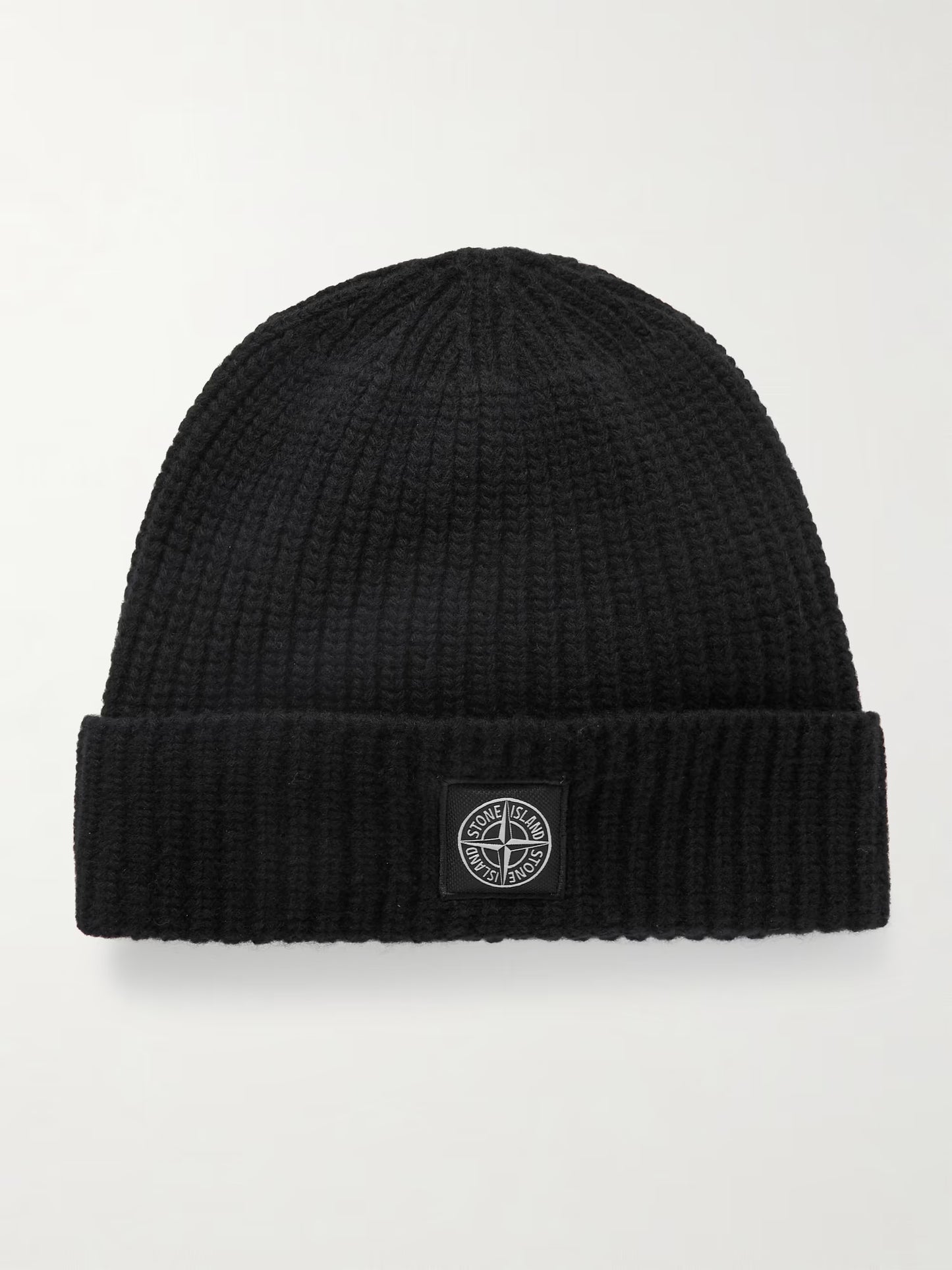 Stone Island Black Beanie