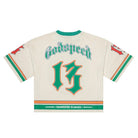 Godspeed First Down Jersey Bone Teal Orange NYC