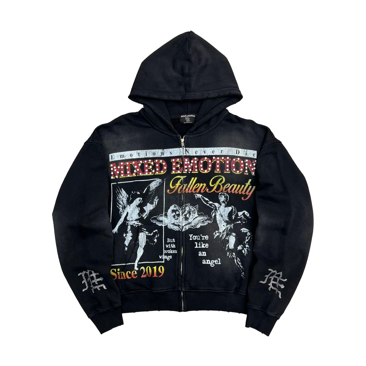 Mixed Emotion Broken Wings Hoodie