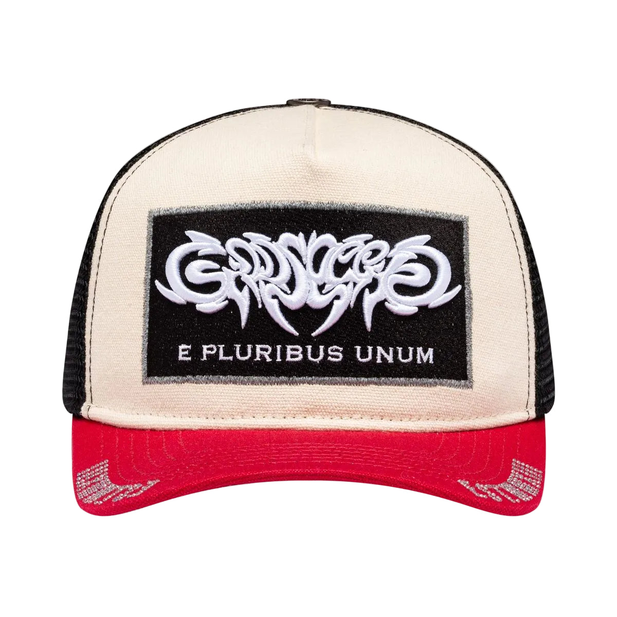 Godspeed E Pluribus Trucker White Red