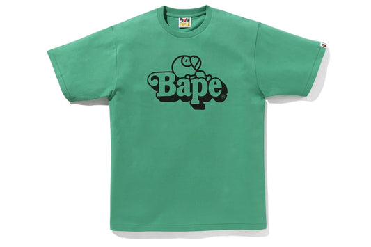 BAPE ABC Camo Milo on Bape Tee Green