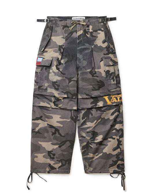 Vale Forever VA-1 BLACK CAMO Cargo Pants Stone Wash