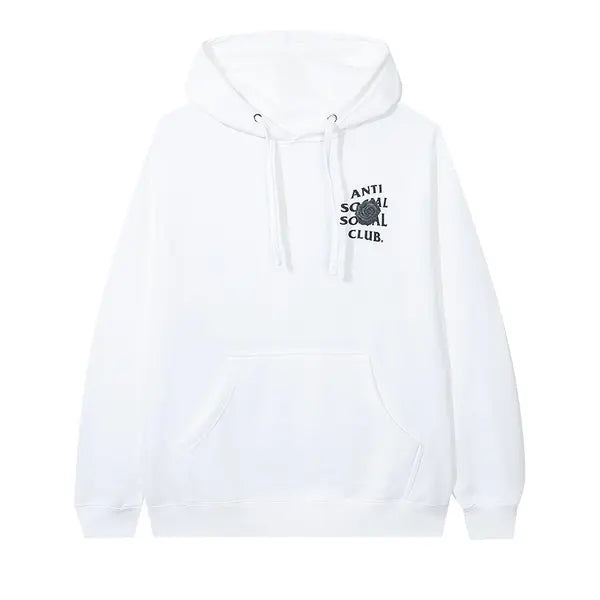 Anti Social Social Club Bat Emoji Hoodie White