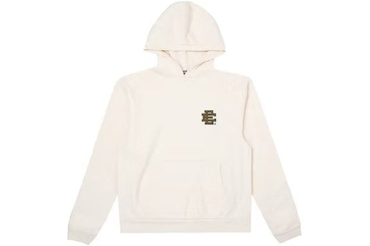 Eric Emanual EE White Hoodie Green Orange