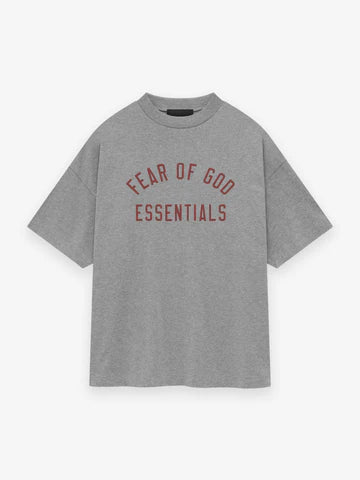 Essentials Jersey Crewneck Tee Dark Heather