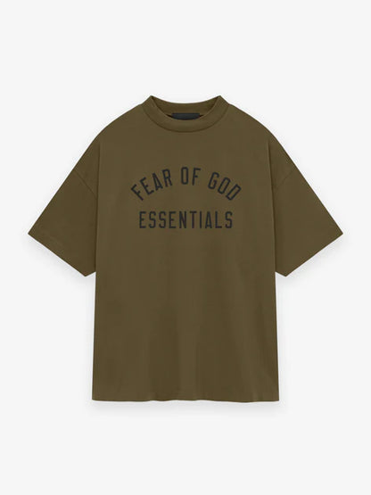 Essentials Jersey Crewneck Tee Olive
