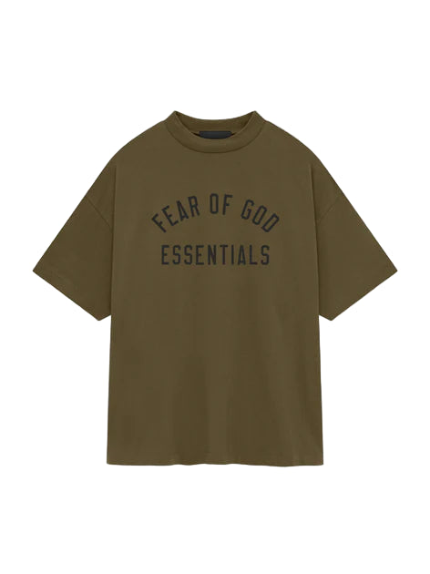 Essentials Jersey Crewneck Tee Olive-Empxre Boutique
