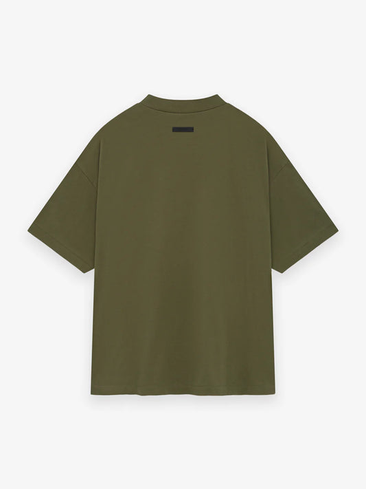 Essentials Jersey Crewneck Tee Military