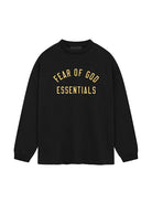 Essentials Jersey Longsleeve Tee Black-Empxre Boutique