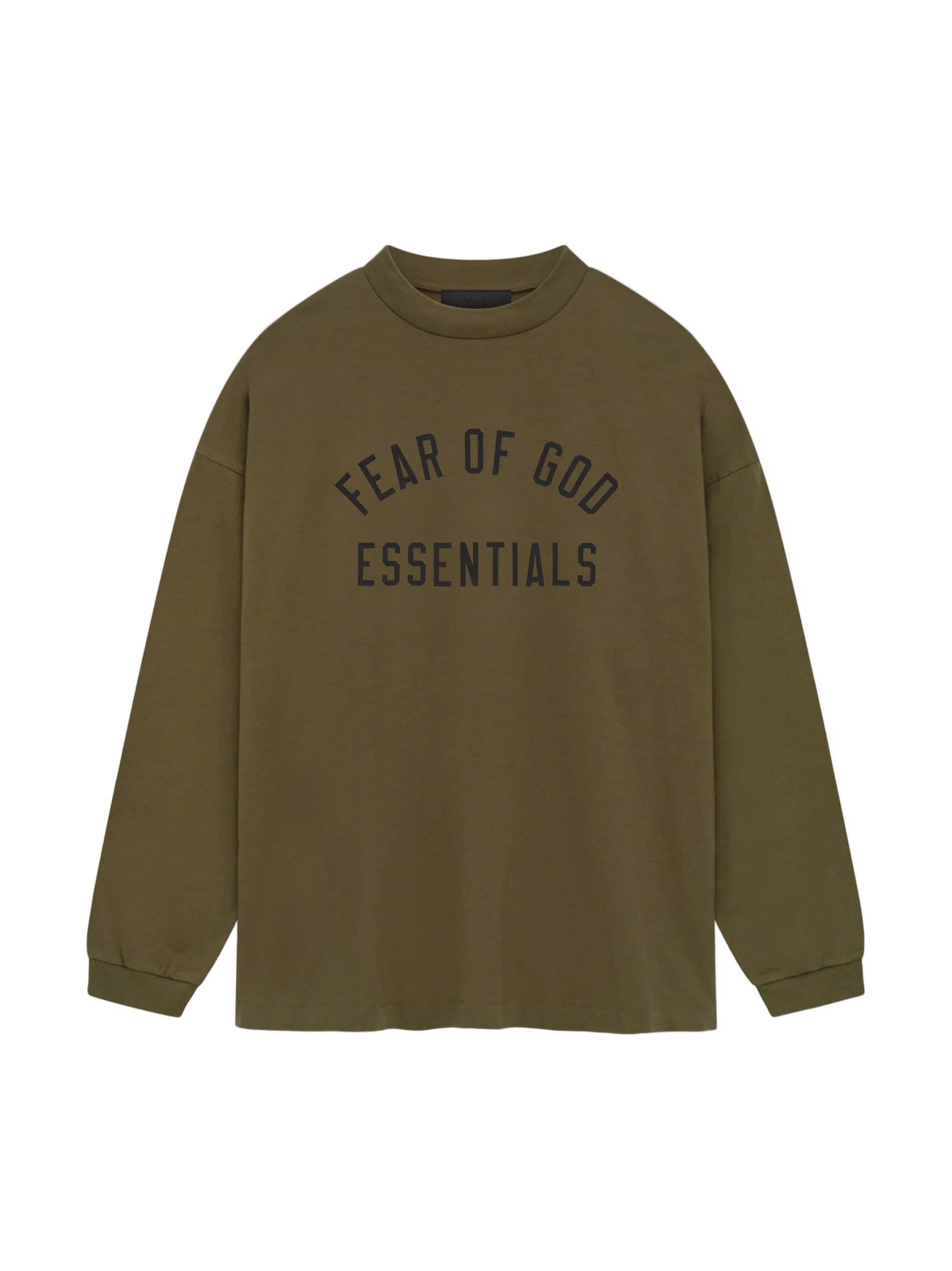Essentials Jersey Longsleeve Tee Olive-Empxre Boutique