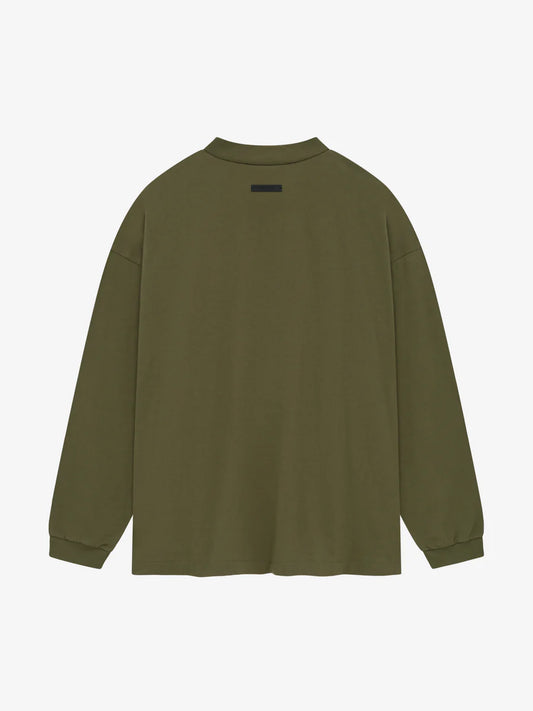 Essentials Jersey Longsleeve Tee  Military