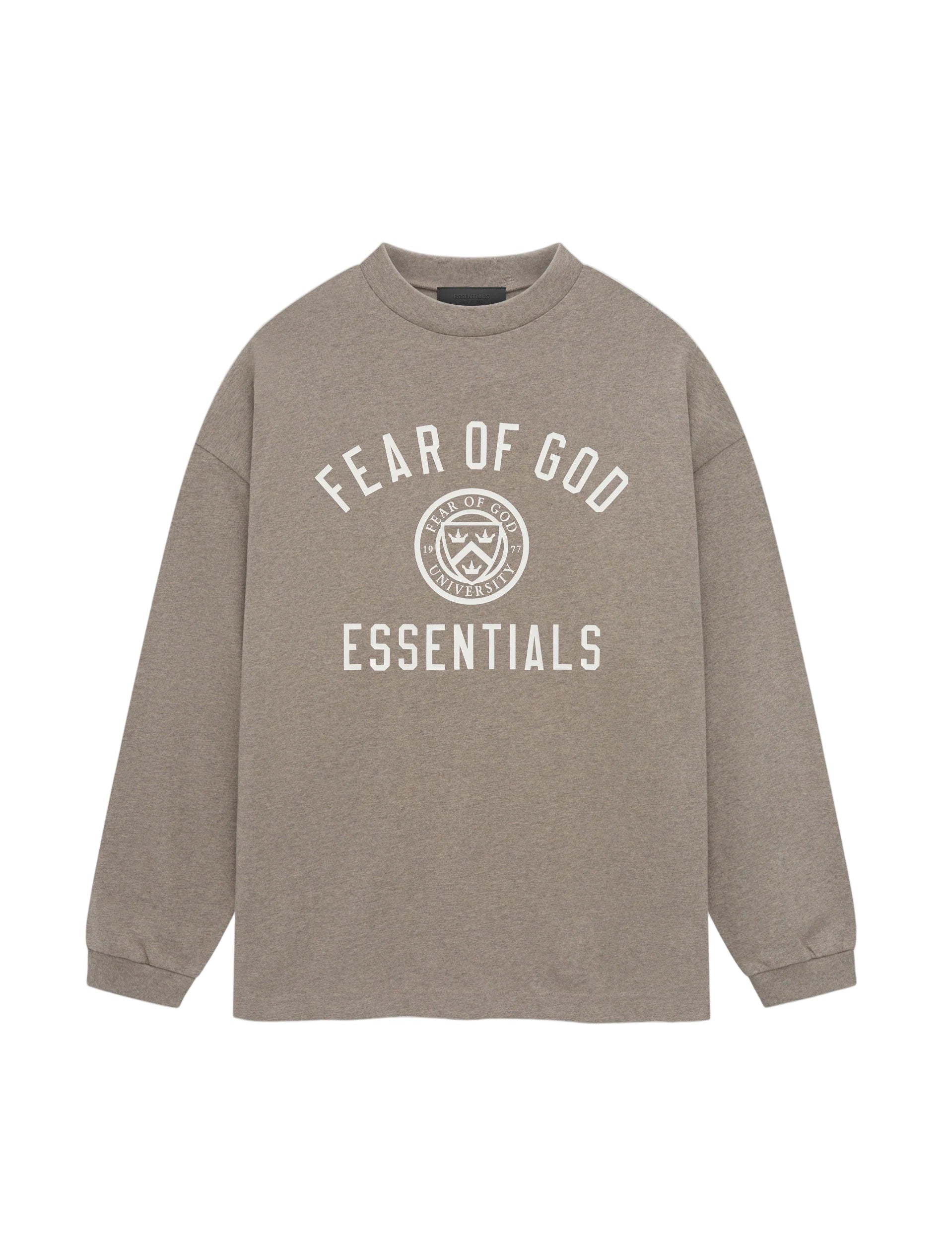 Essentials Jersey Long Sleeve Tee Heather Gray-Empxre Boutique