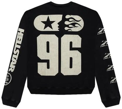 Hellstar Sports Thermal Crewneck Black-Empxre Boutique