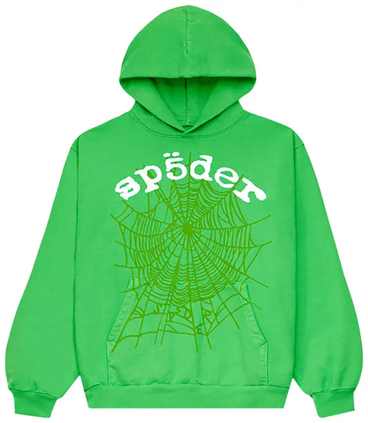 Sp5der Legacy Hoodie Green-Empxre Boutique