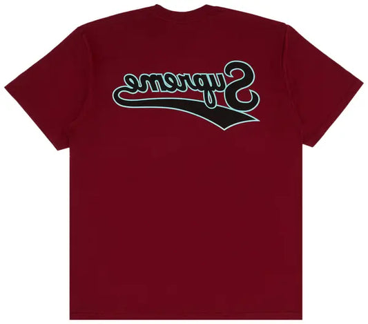 Supreme Backwards Tee Cardinal