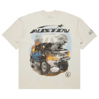 Hellstar x Post Malone Austin Tee 'Cream'