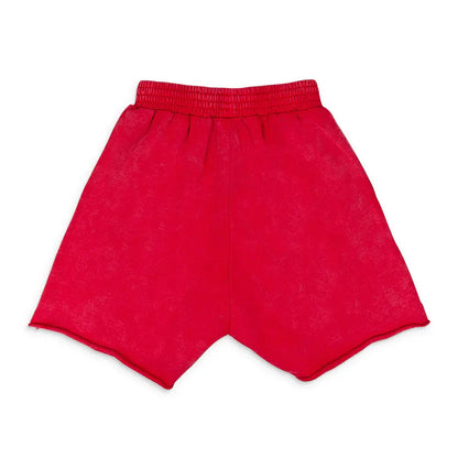 Sp5der OG Logo Sweat Shorts Red