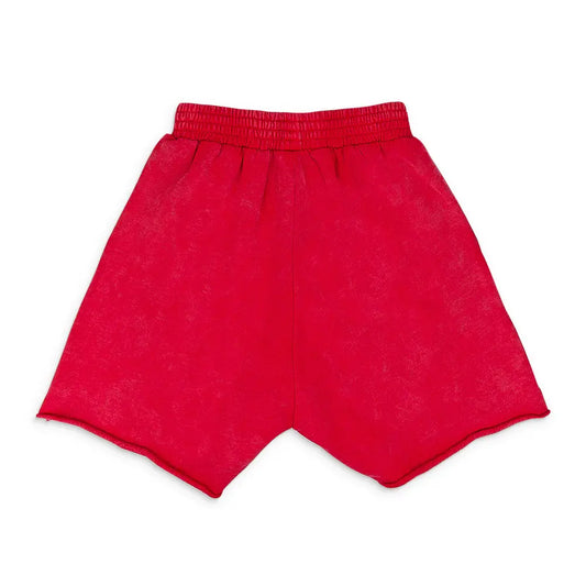 Sp5der OG Logo Sweat Shorts Red