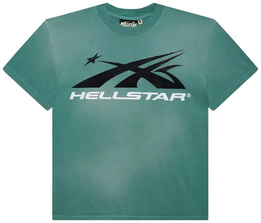 Hellstar Sports Logo T-Shirt Green Black