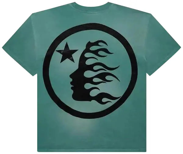 Hellstar Sports Logo T-Shirt Green Black-Empxre Boutique