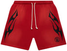 Hellstar Flame Shorts Red-Empxre Boutique