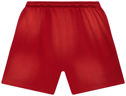 Hellstar Flame Shorts Red