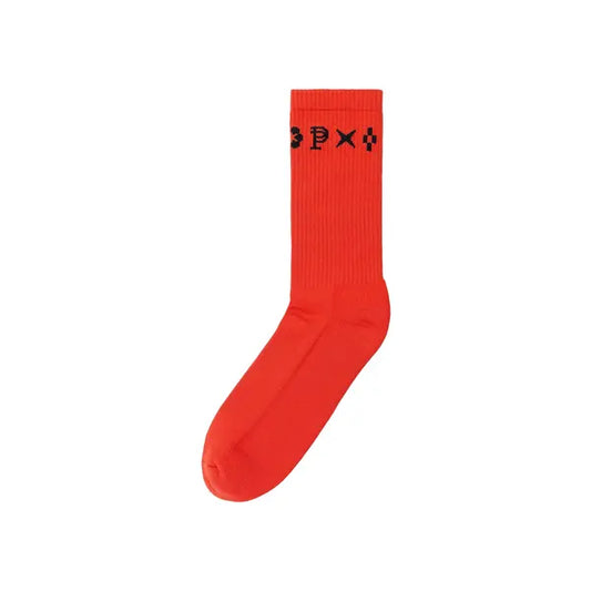 Purple Brand	MONOGRAM CREW RED SOCKS