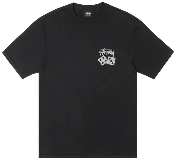 Stussy Dice Tee Pigment Dyed Black