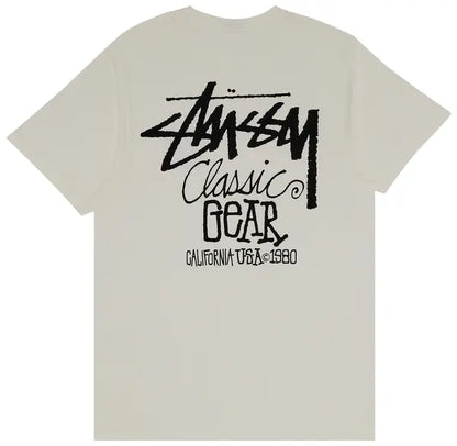 Stussy Classic Gear Tee Pigment Dyed Natural
