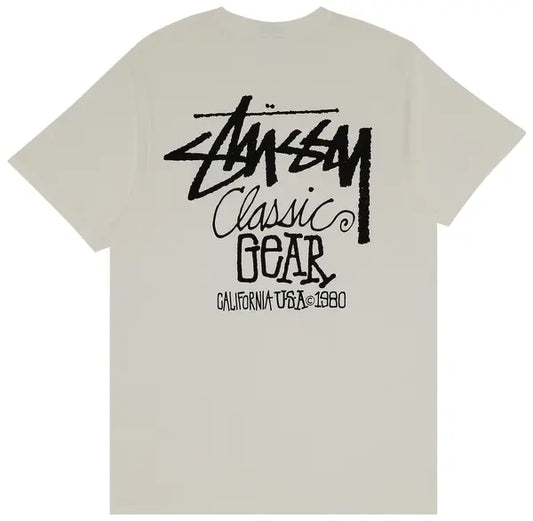 Stussy Classic Gear Tee Pigment Dyed Natural