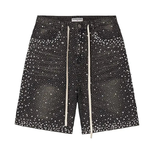 Vale Forever Rainstorm Jorts Black