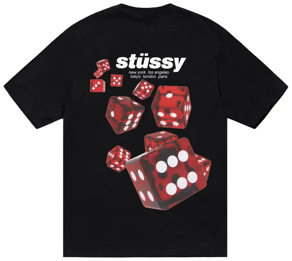 Stussy Rollers Tee Black-Empxre Boutique